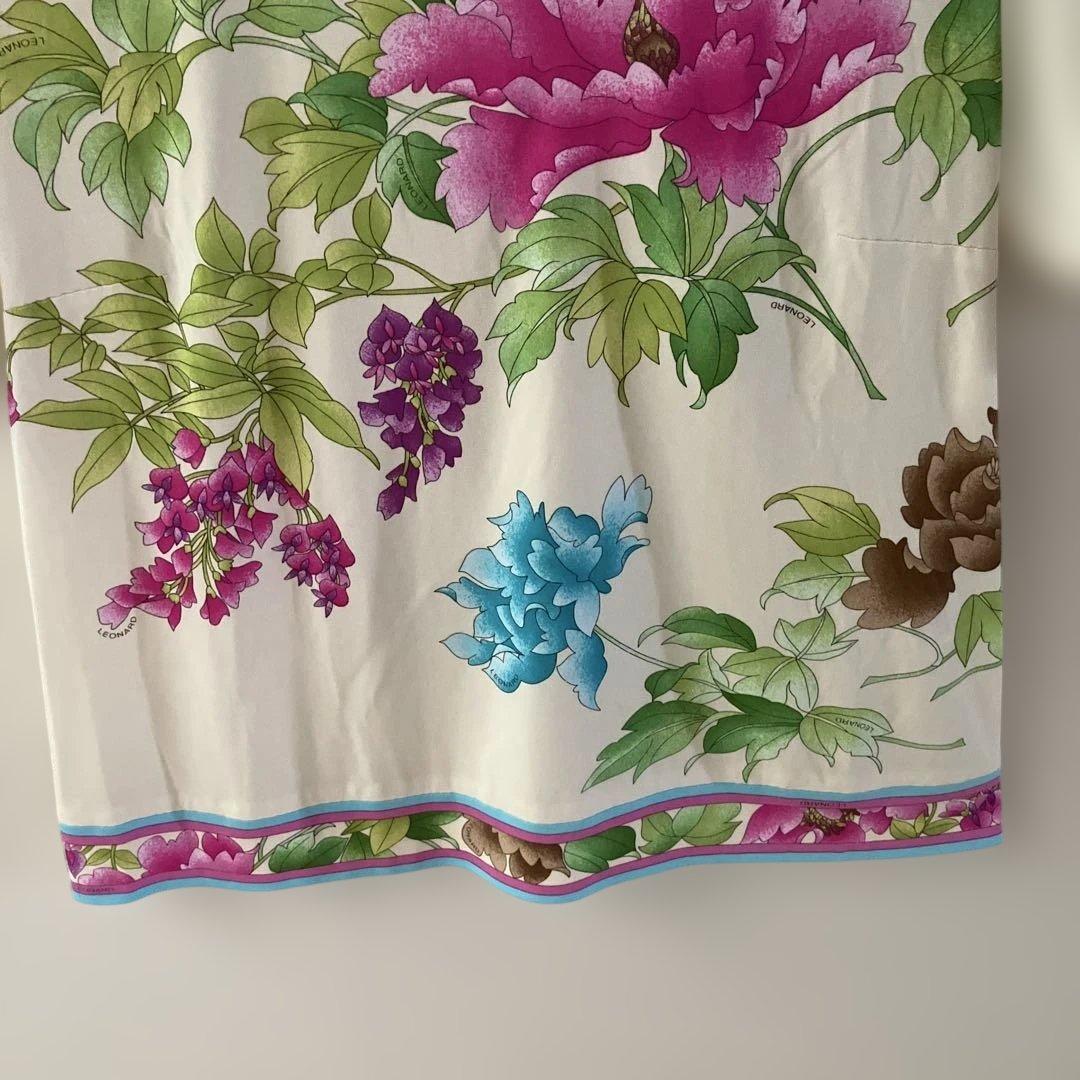 LEONARD 花柄 半袖TシャツLL