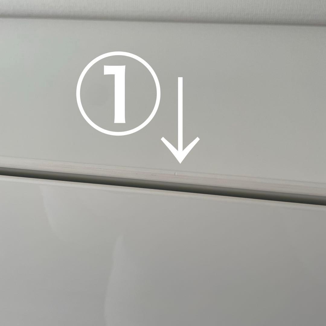 【美品】ニトリ　ハイチェストクエス　100-6WH