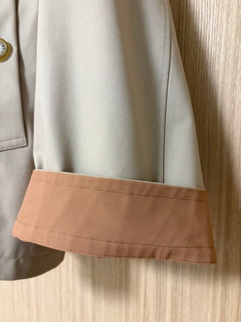 【値下げ！】マッキントッシュロンドン　バイカラータフタダブルプレストコート