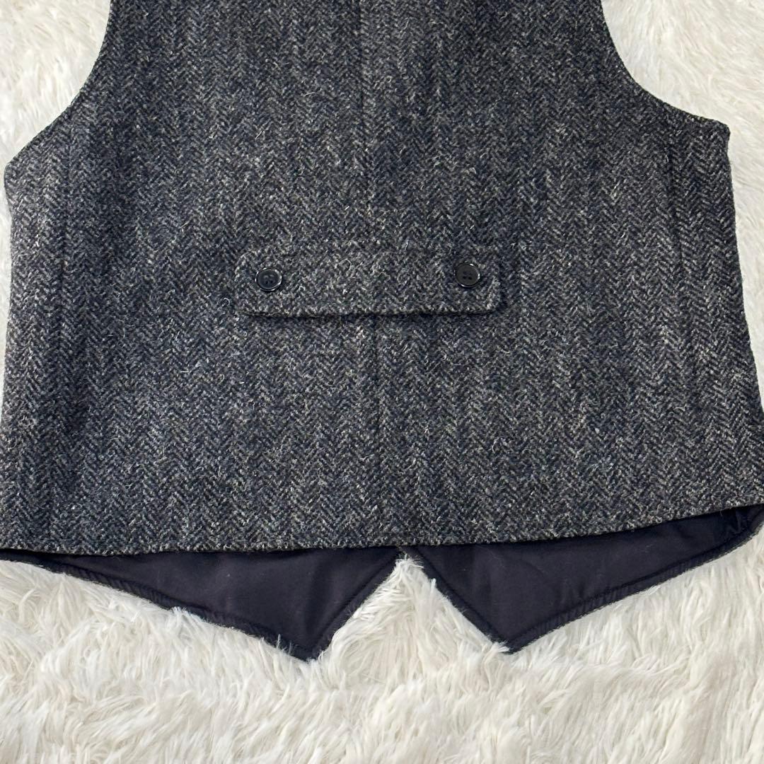 Harris Tweed ハリスツイード ミックスツィード ベスト ジレSサイズ