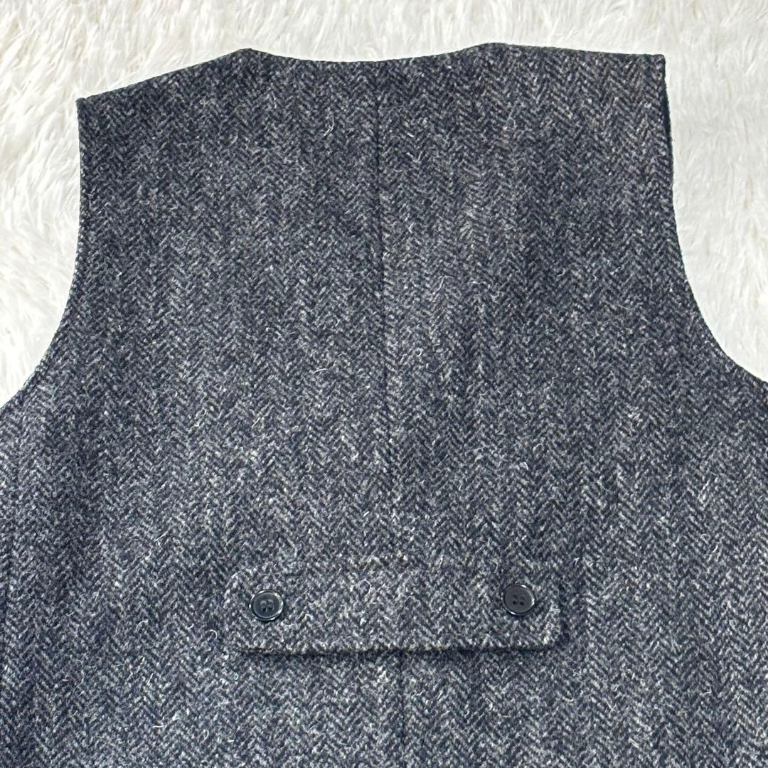 Harris Tweed ハリスツイード ミックスツィード ベスト ジレSサイズ