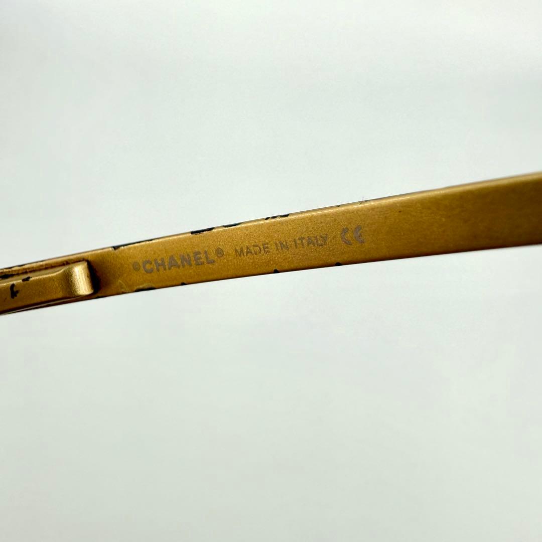 CHANEL サングラス 4092-B リムレス ココマーク ラインストーン