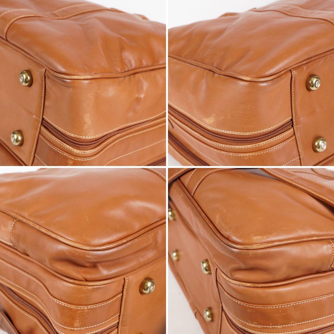 美品 COACH ボストンバッグ 2way 大容量 旅行 出張 ジム レザー