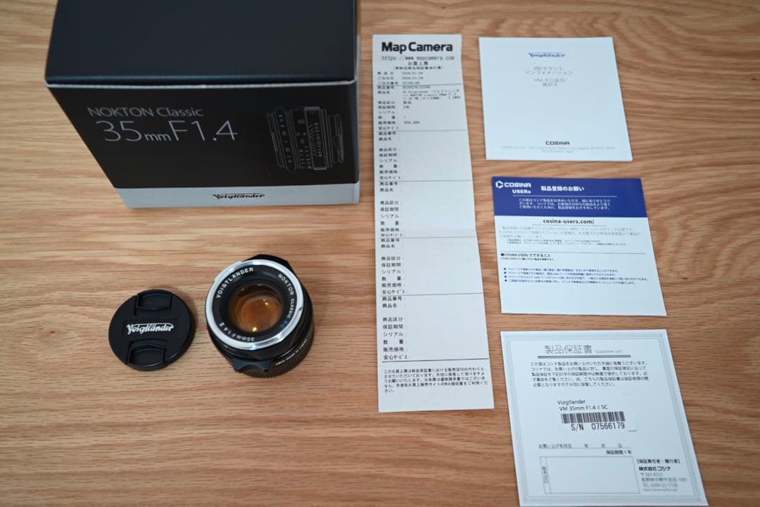 【2026年1月購入品】NOKTON Classic 35mm F1.4 SC