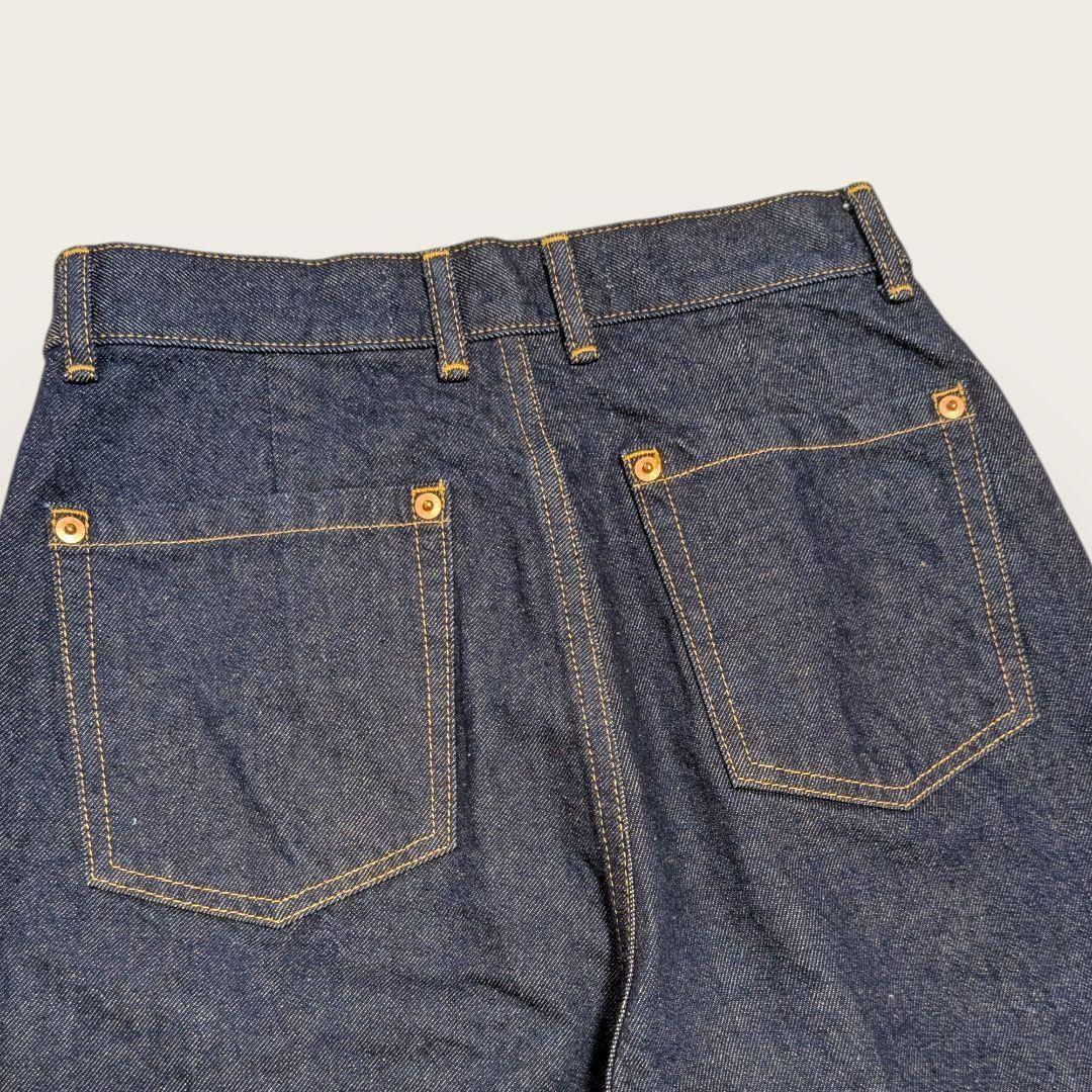 美品　THE SHINZONE　ニューキャロットデニム　34　ダークブルー
