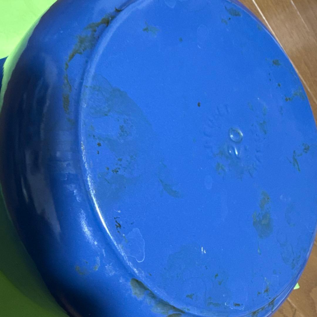 ル・クルーゼ　ココットロンド　20㎝　旧ブルー