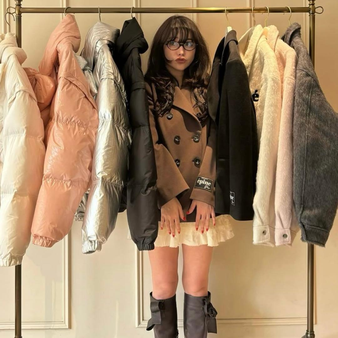 épine label basic jacket brown