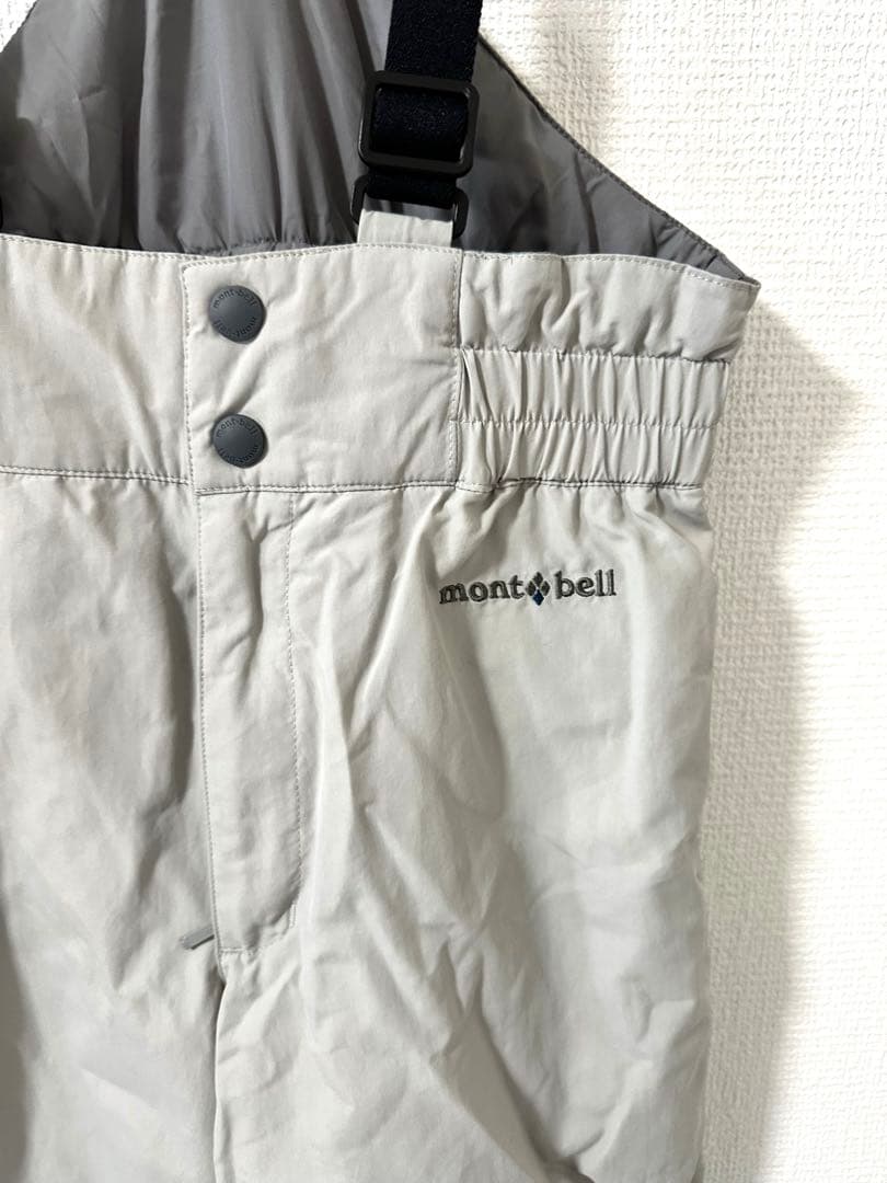 mont-bell モンベルスノーボードウェア パンツ子ども用 グレー130cm