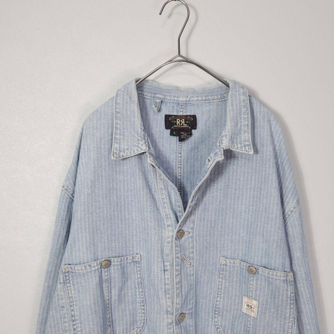 ジャケット・アウター RRL 90s Hickory Coveralls L