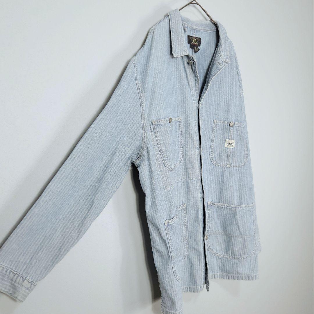 ジャケット・アウター RRL 90s Hickory Coveralls L