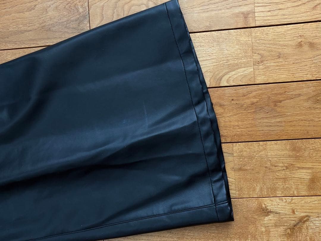 ジャケット・アウター Seyto fake leather jacket/wide pants