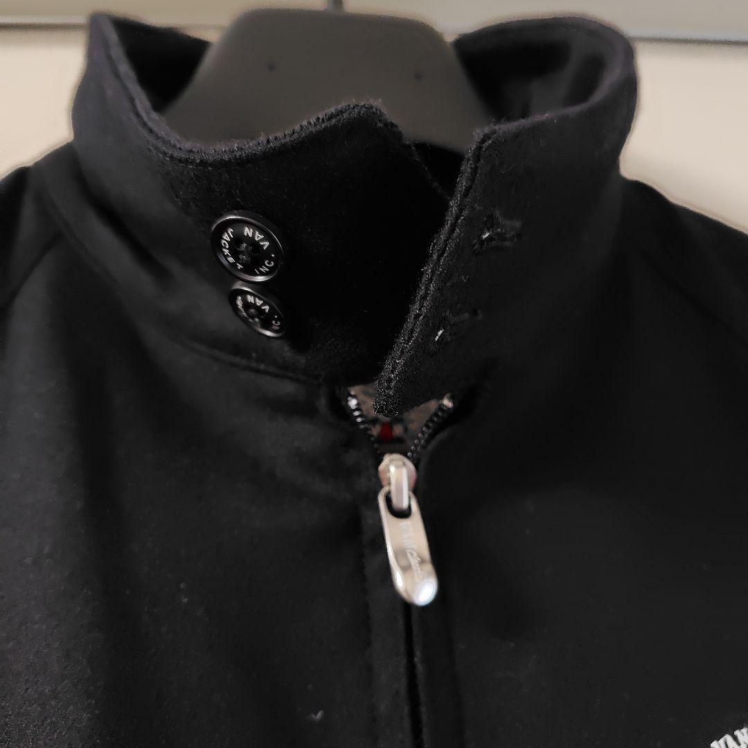 VAN JACKET ウール スウィングトップブルゾン　黒 サイズＬ