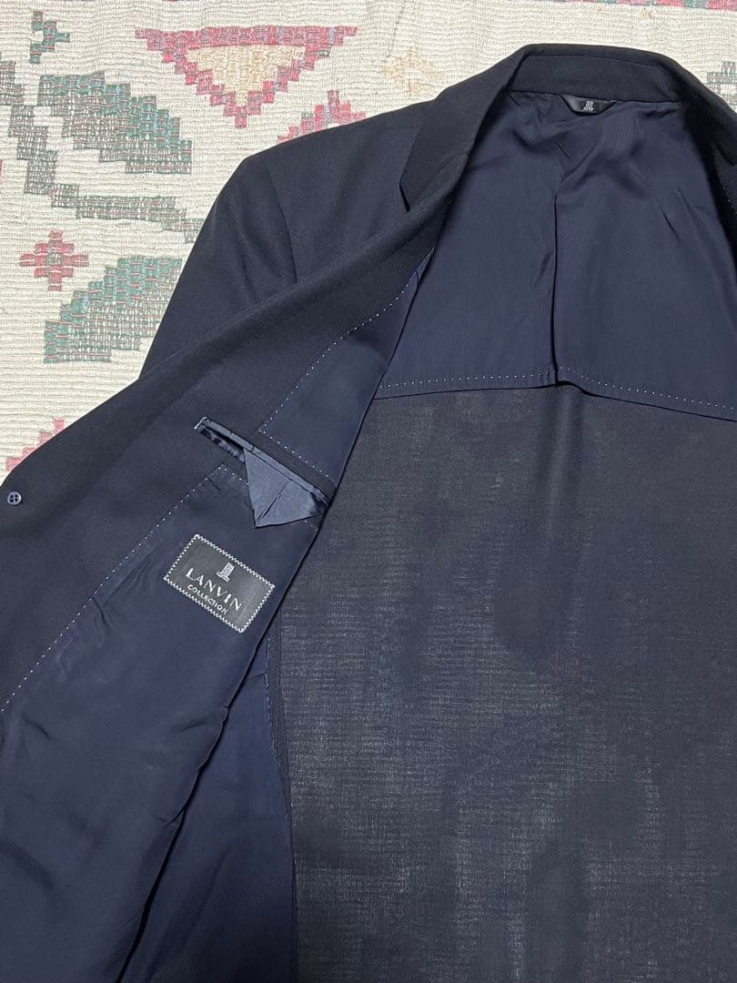 最終値下げ美品LANVIN COLLECTIONネイビー ジャケット48ランバン