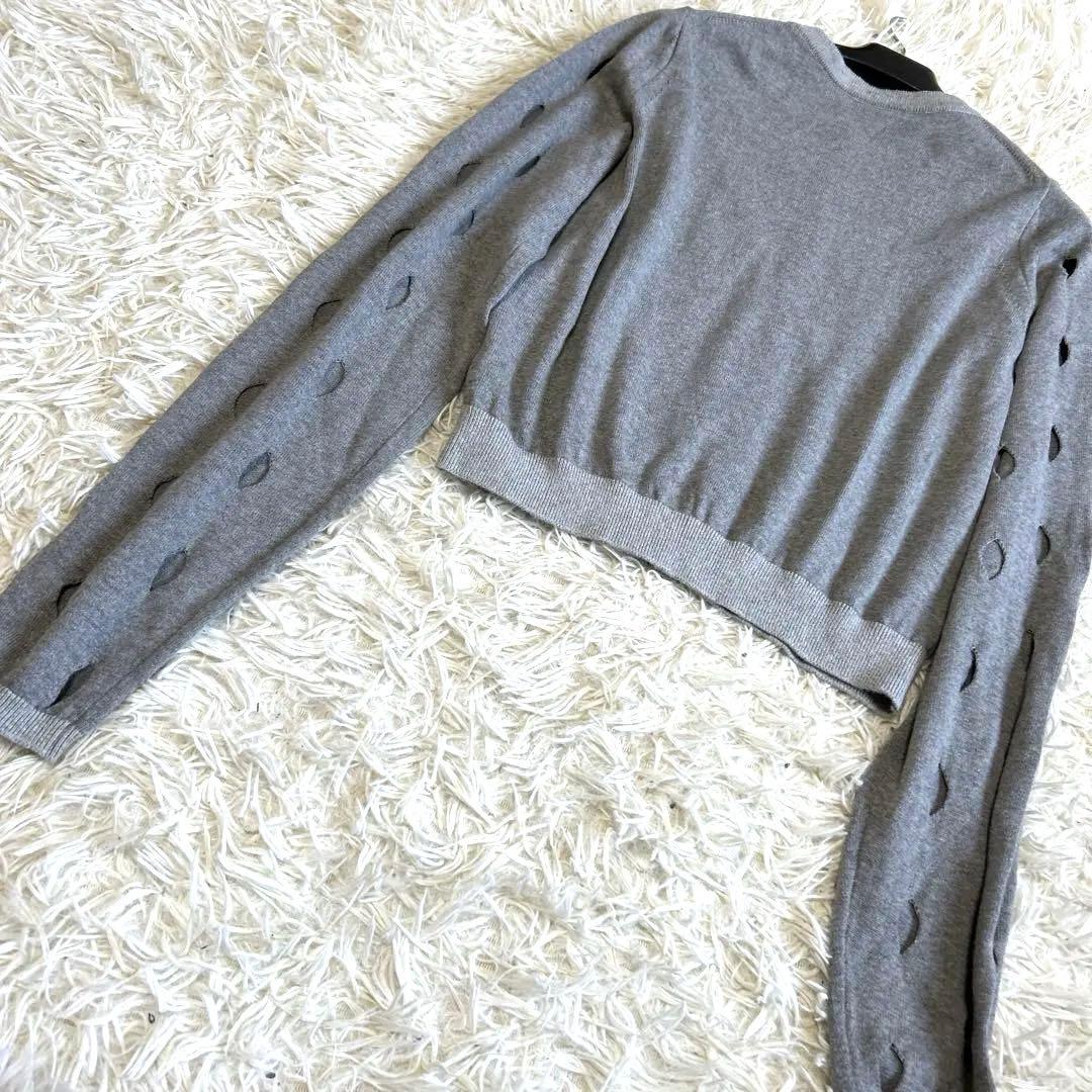 希少美品KAPITAL 抜きパネルカーディガン　穴開きデザイン