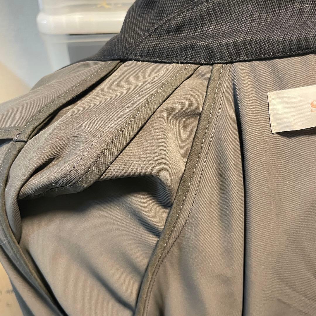 See by Chloé トレンチコート グレー ベルト付き ロング丈 中古