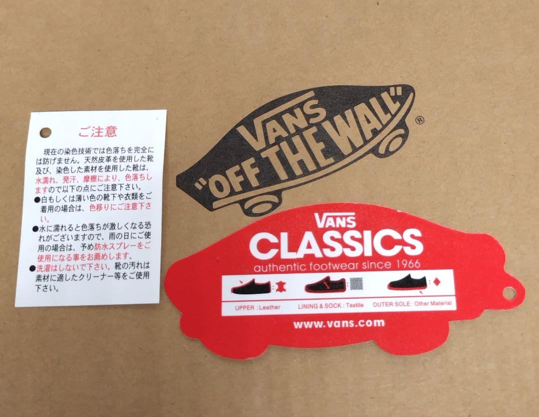 未使用 VANS デッキシューズ バンズ 革靴 V176CF 2 EYELET