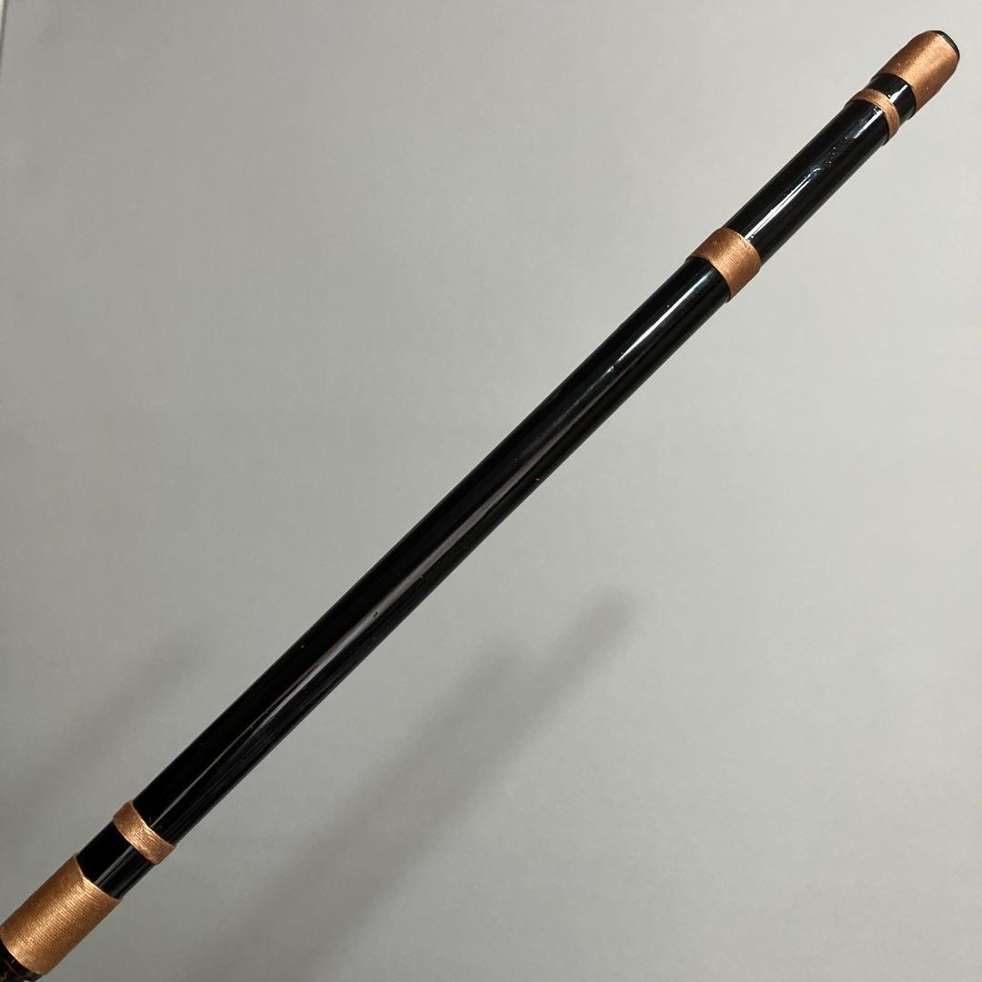 篠笛八本調子 C管　唄物　ドレミ調　天地糸巻 CMR8-215 西洋音階 黒塗