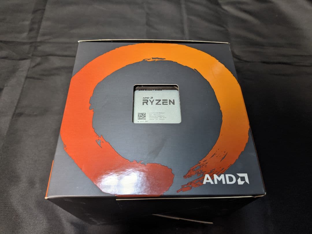 AMD Ryzen 7 2700X CPUクーラー付き