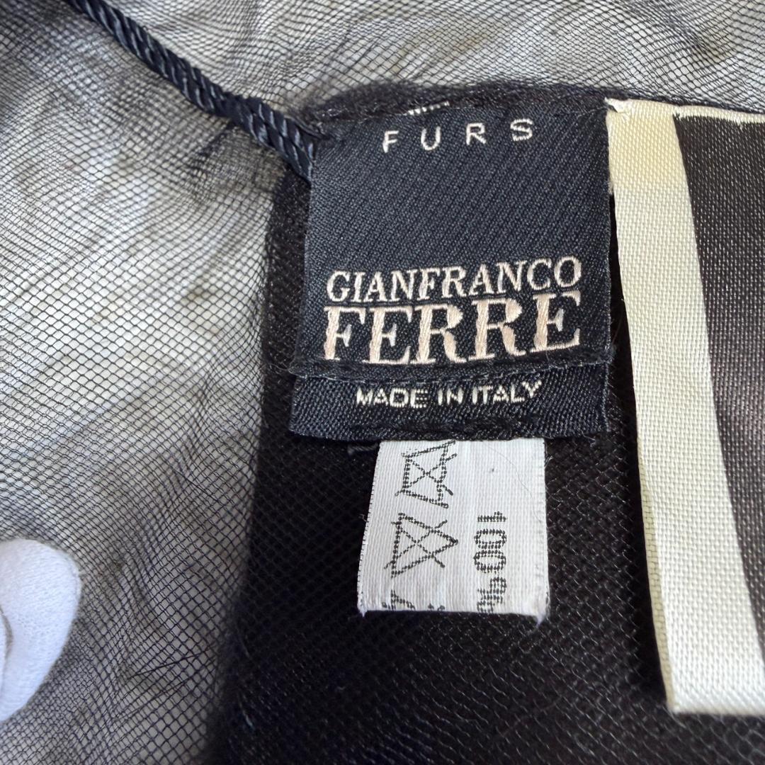 Gianfranco Ferre 軽量 ミンクショール デザイン◎ 毛並◎