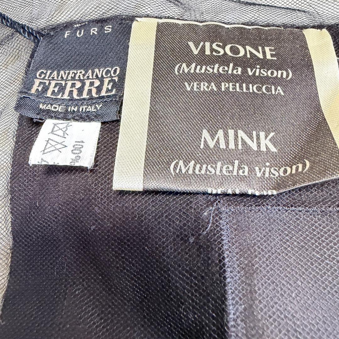 Gianfranco Ferre 軽量 ミンクショール デザイン◎ 毛並◎