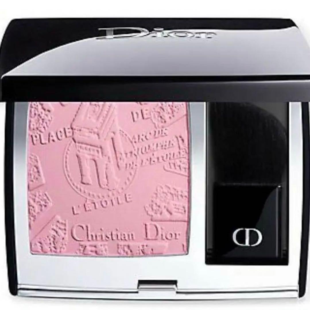 Christian Dior パウダーチーク ピンク ブラシ付き
