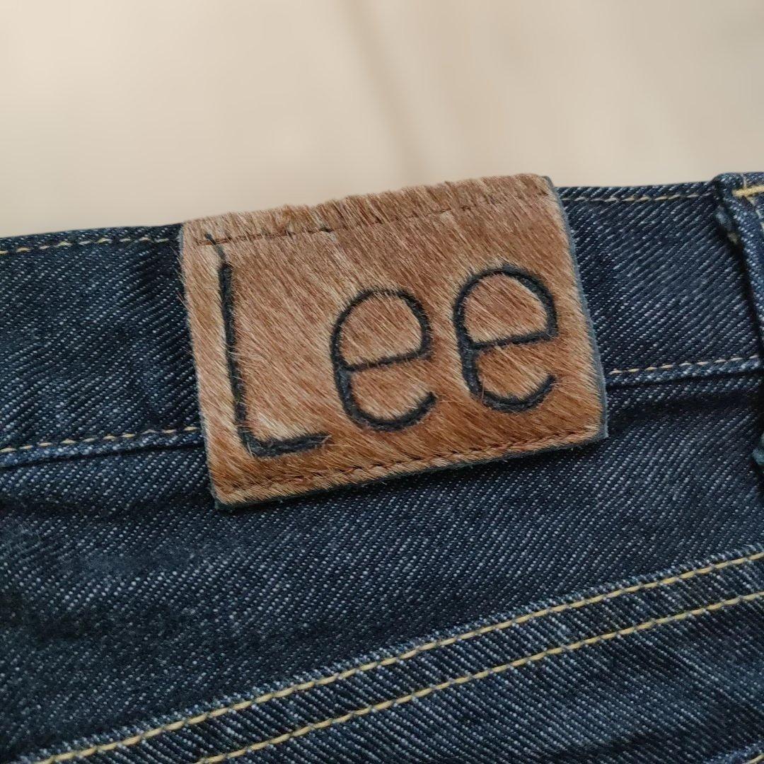 美品Lee Ridersブーツカットデニム牛革ラベルEDWIN31ライダーズ
