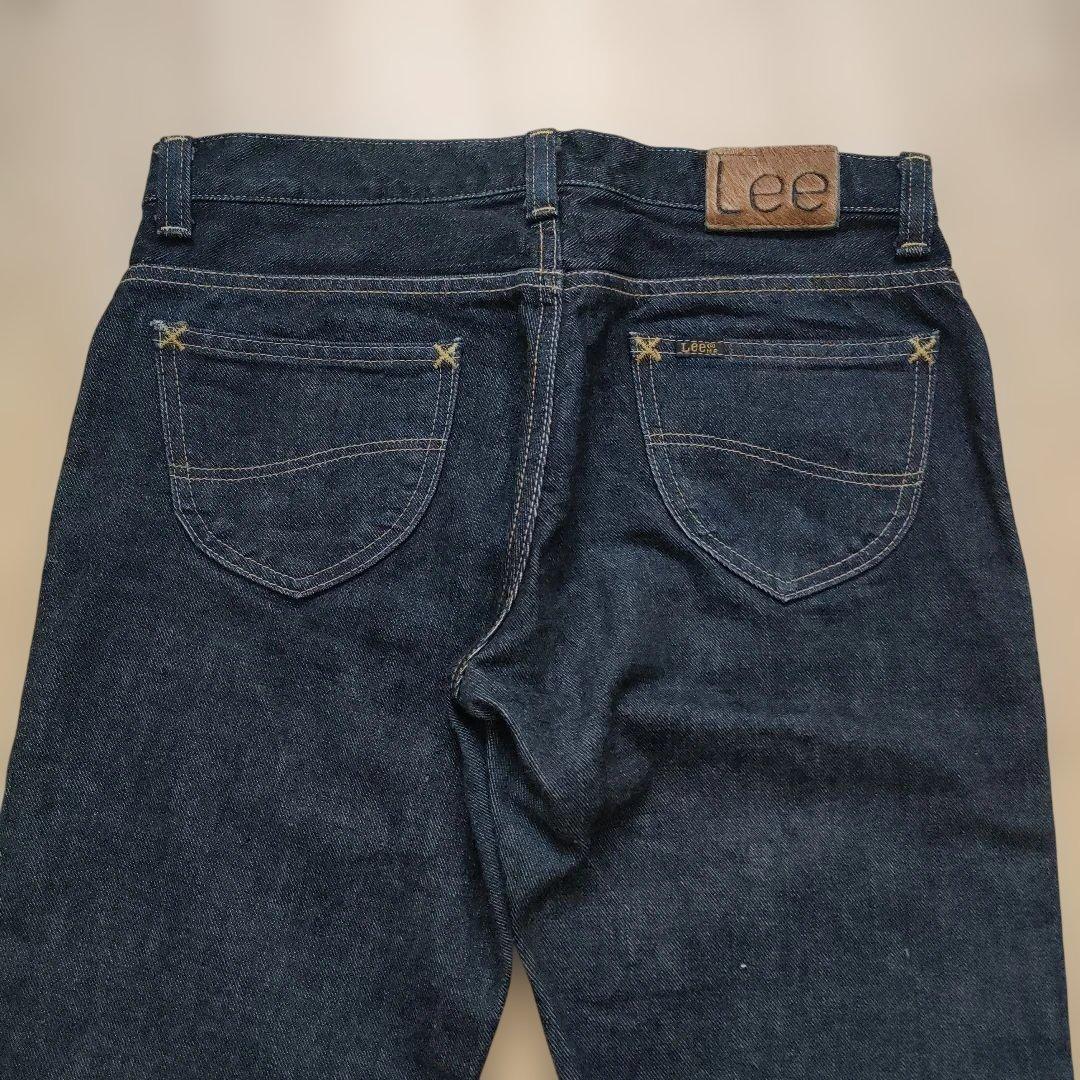 美品Lee Ridersブーツカットデニム牛革ラベルEDWIN31ライダーズ