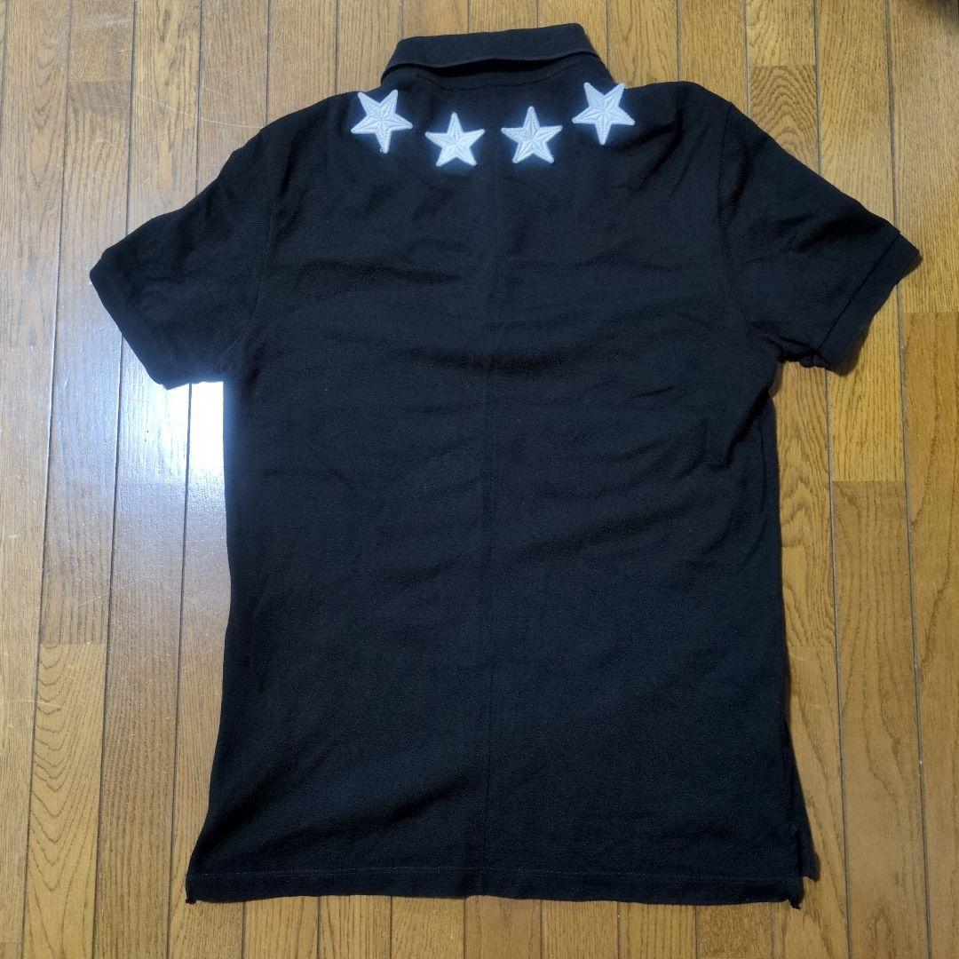 お値下げ不可!! GIVENCHY 黒 星形刺繍 ポロシャツ