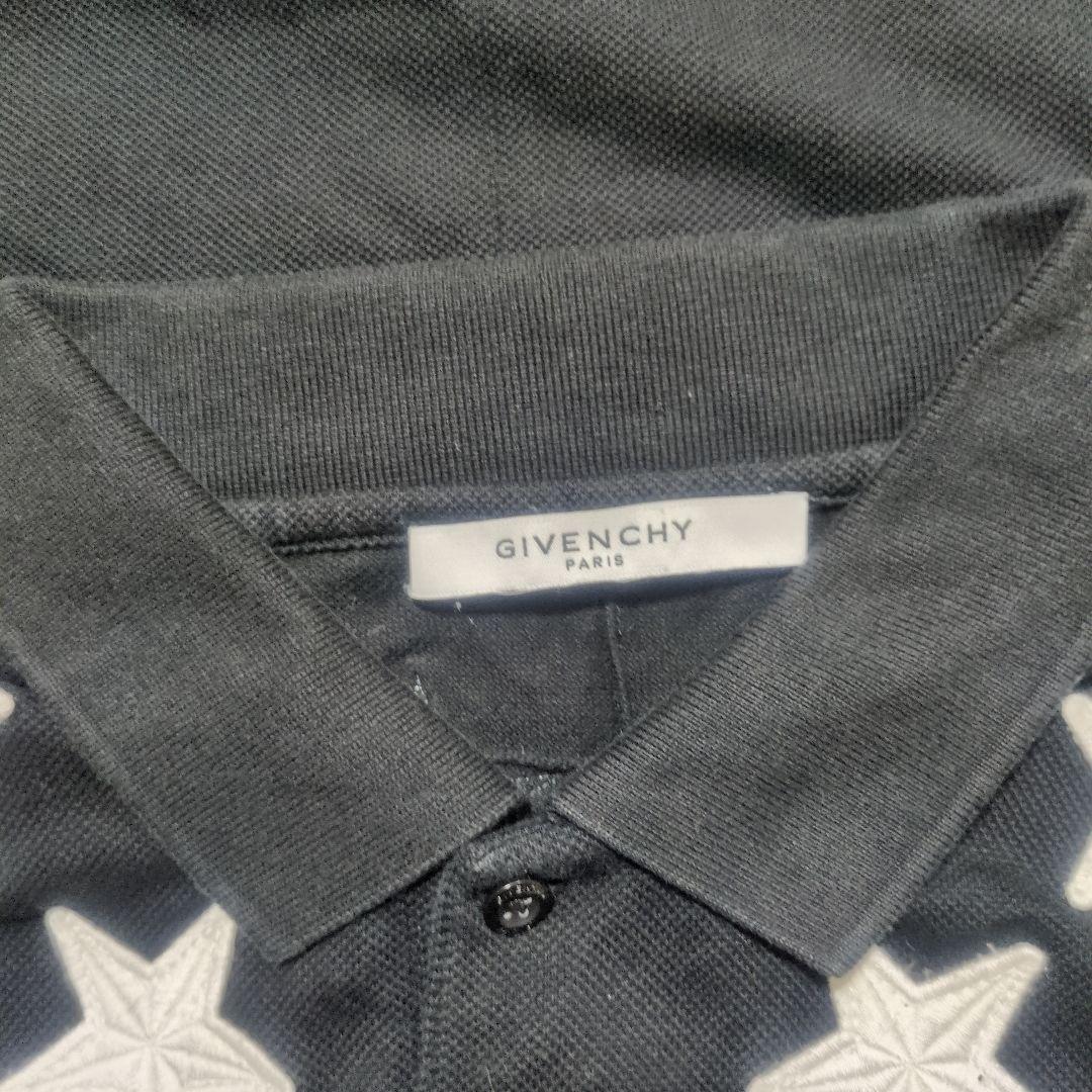 お値下げ不可!! GIVENCHY 黒 星形刺繍 ポロシャツ