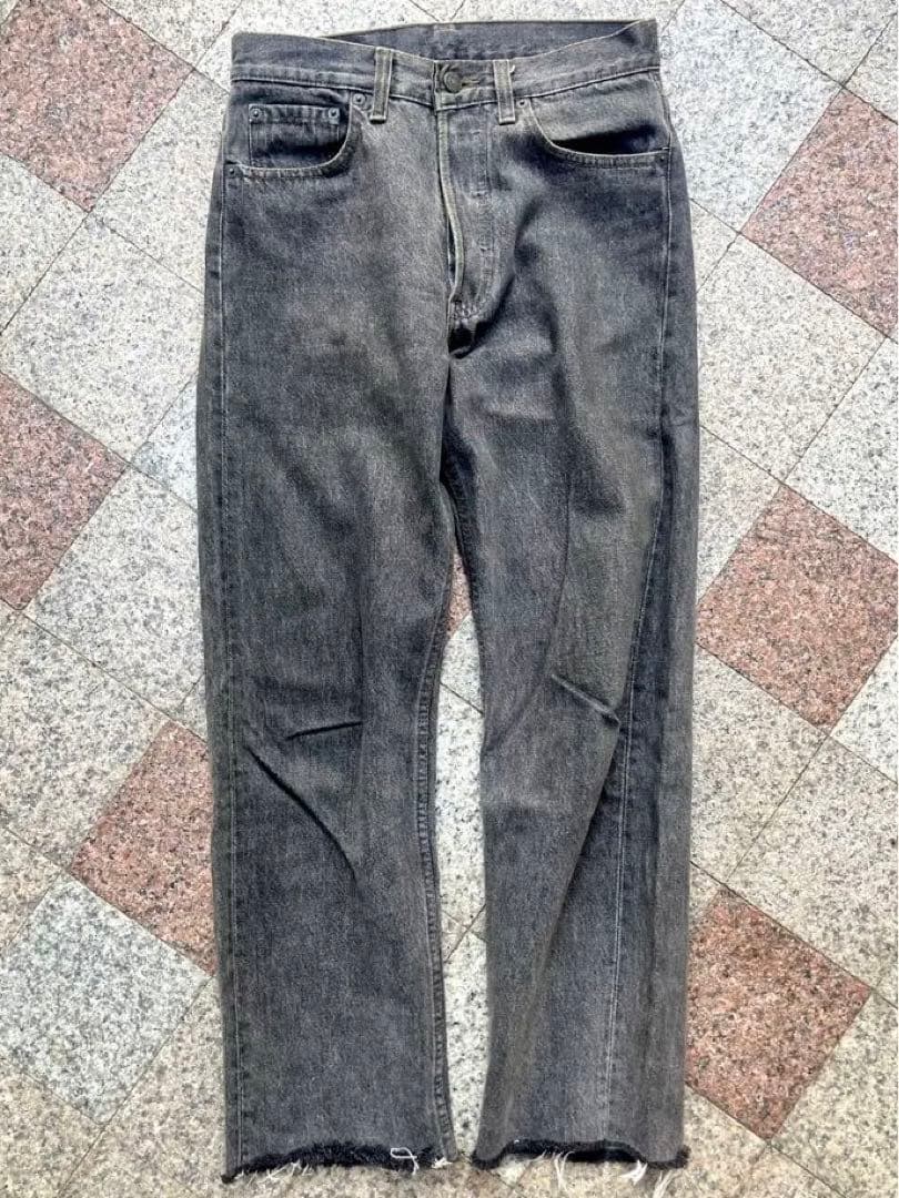 大幅値下美品90s vintage Levi'sリーバイスブラックデニム501