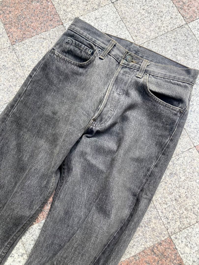 大幅値下美品90s vintage Levi'sリーバイスブラックデニム501