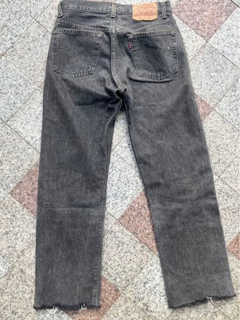 大幅値下美品90s vintage Levi'sリーバイスブラックデニム501
