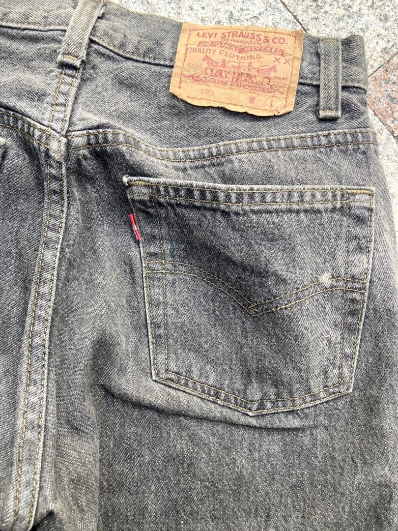 大幅値下美品90s vintage Levi'sリーバイスブラックデニム501