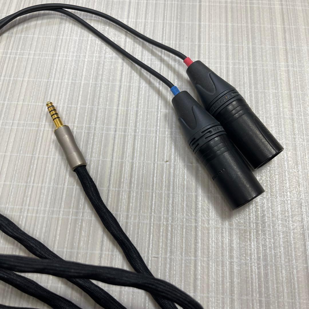 XLR3バランスから4.4㎜バランスケーブルLUXMAN P-750u用
