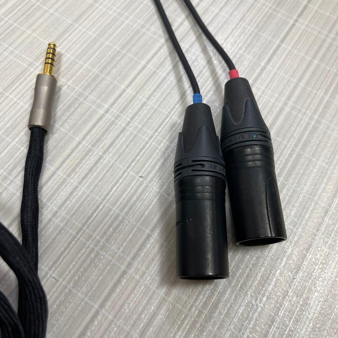 XLR3バランスから4.4㎜バランスケーブルLUXMAN P-750u用