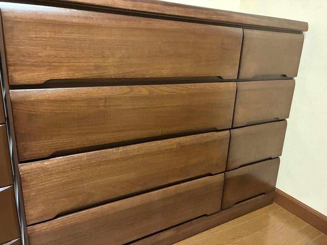 約4万　美品　人気大川家具　収納タンス☆きょ品