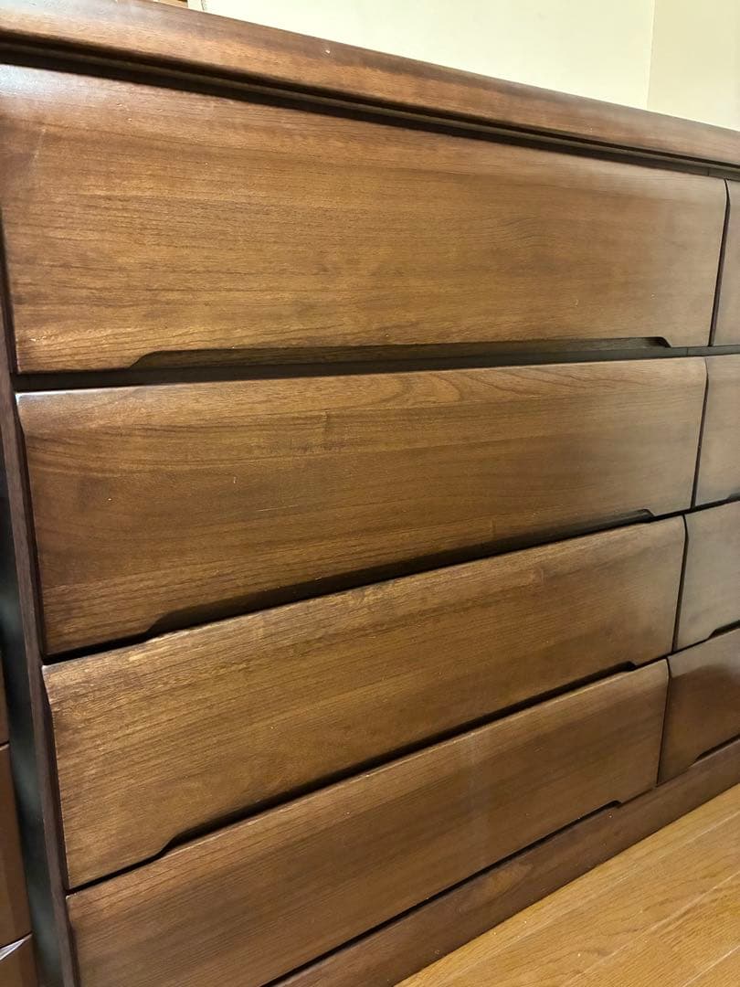 約4万　美品　人気大川家具　収納タンス☆きょ品