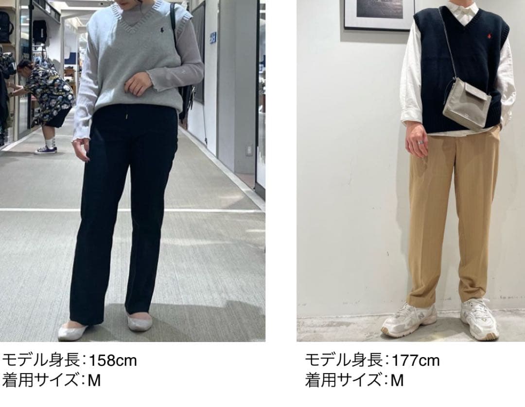 ポロラルフローレン ビッグフィットベスト 黒　Mサイズ　ユニセックス