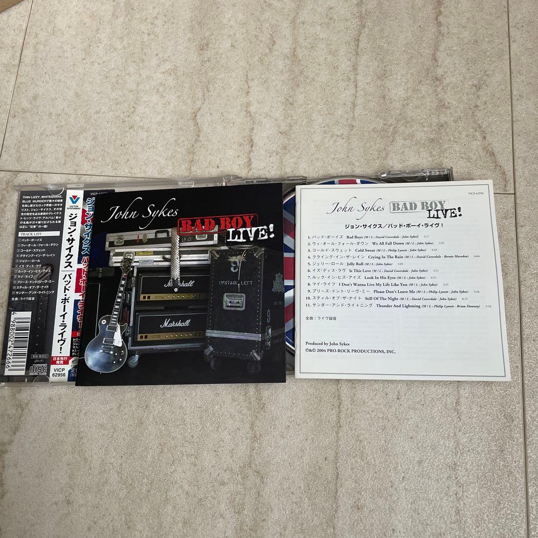 John Sykes BAD BOY LIVE! ジョンサイクス！ブルーマーダー