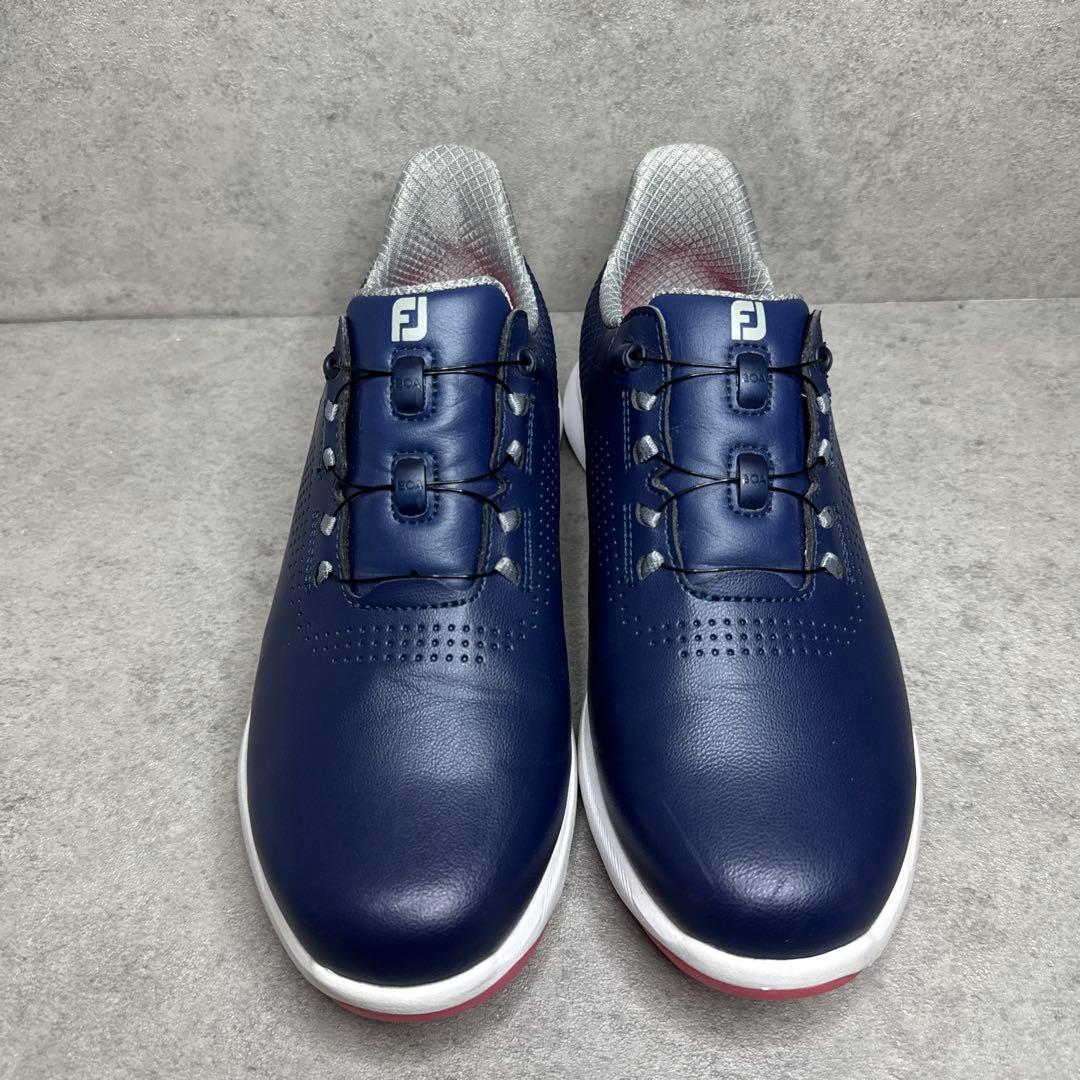 極美品！FootJoy フットジョイ　ネイビー　Boaダイヤル　ゴルフシューズ