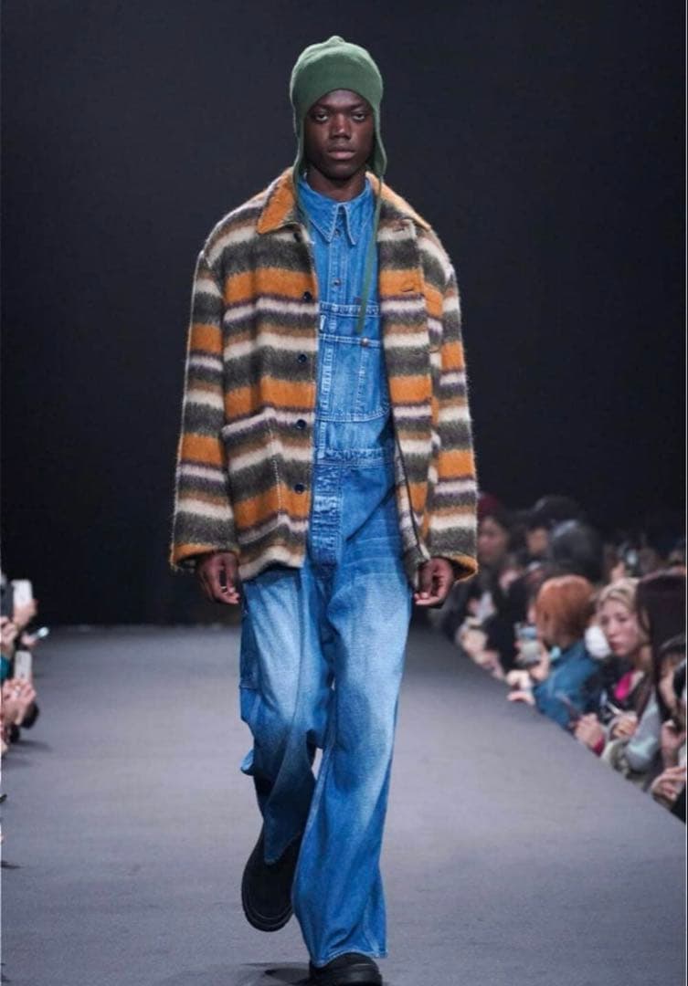 ジャケット・アウター INSCRIRE BRUSHED BORDER JACKET