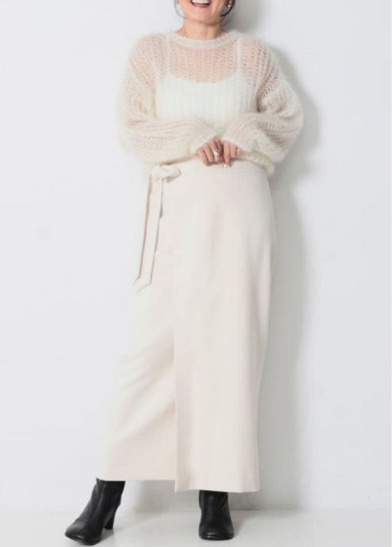 LEE × Demi-Luxe BEAMS ラップ ロングスカート .M