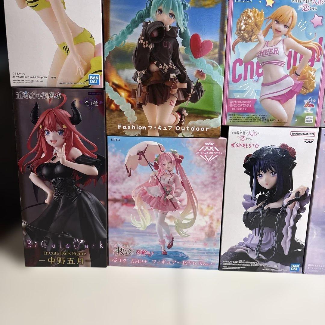 【値下げ・新品未開封】最新含 プライズフィギュア18種まとめ売り 桜ミク まどか