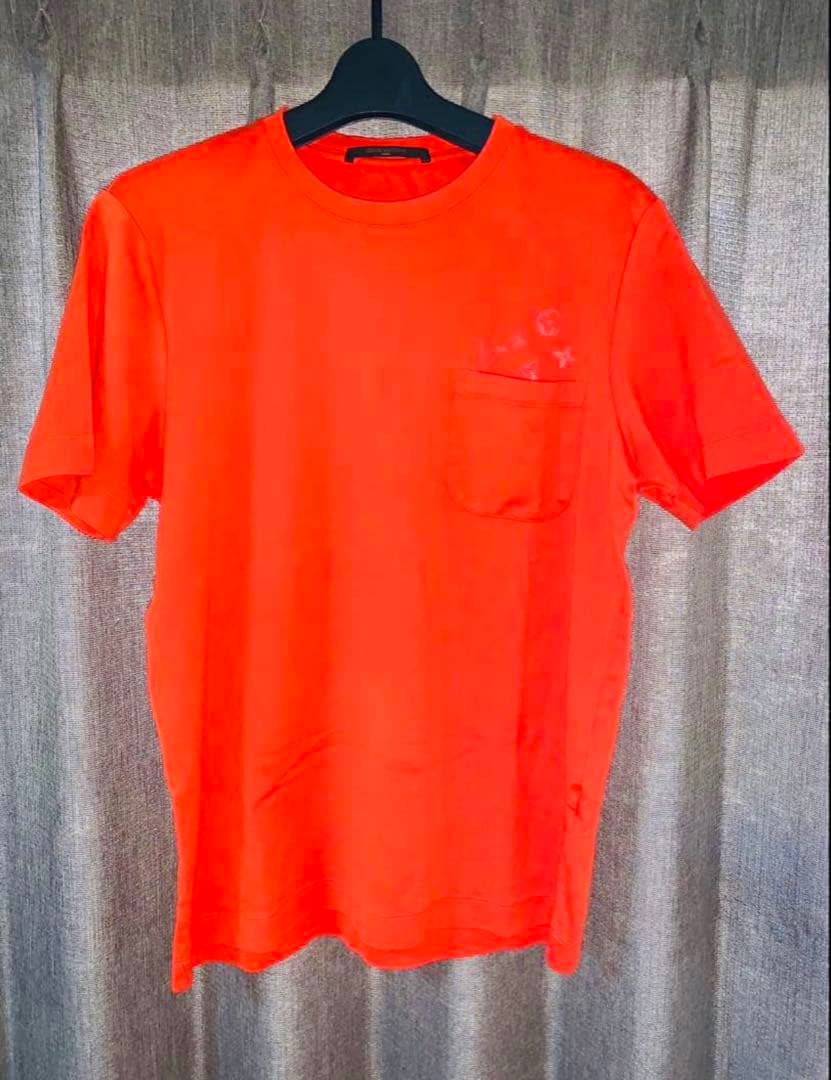 【美品】 LOUIS VUITTON LVチェストポケット 半袖Tシャツ
