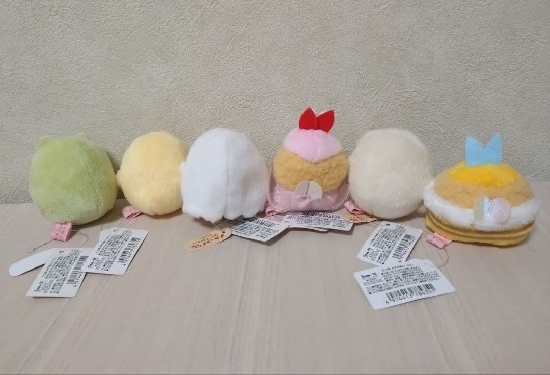 新品　すみっコぐらし　てのりぬいぐるみ　みにっコとあそぼ　ほこり　おばけ　6個