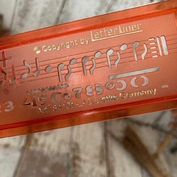 旧西ドイツ ヴィンテージ未使用GUNTHER PAGALIES社 レターライナー