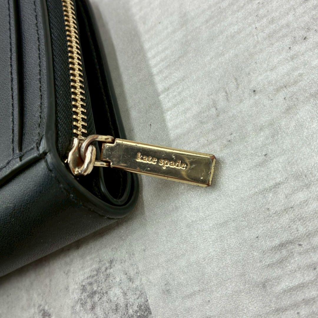 kate spade ケイトスペード 二つ折り 財布 マリーちゃん 黒 ディズニ