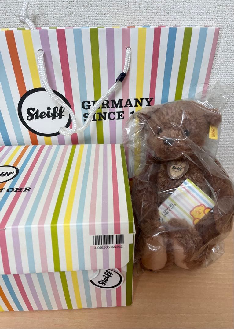 シュタイフ　テディベア　新品未使用品　レア　美品　Steiff 箱付き