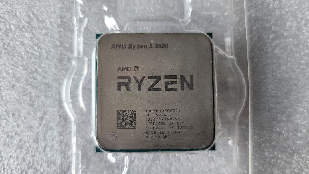Ryzen5 3600 クーラ付き