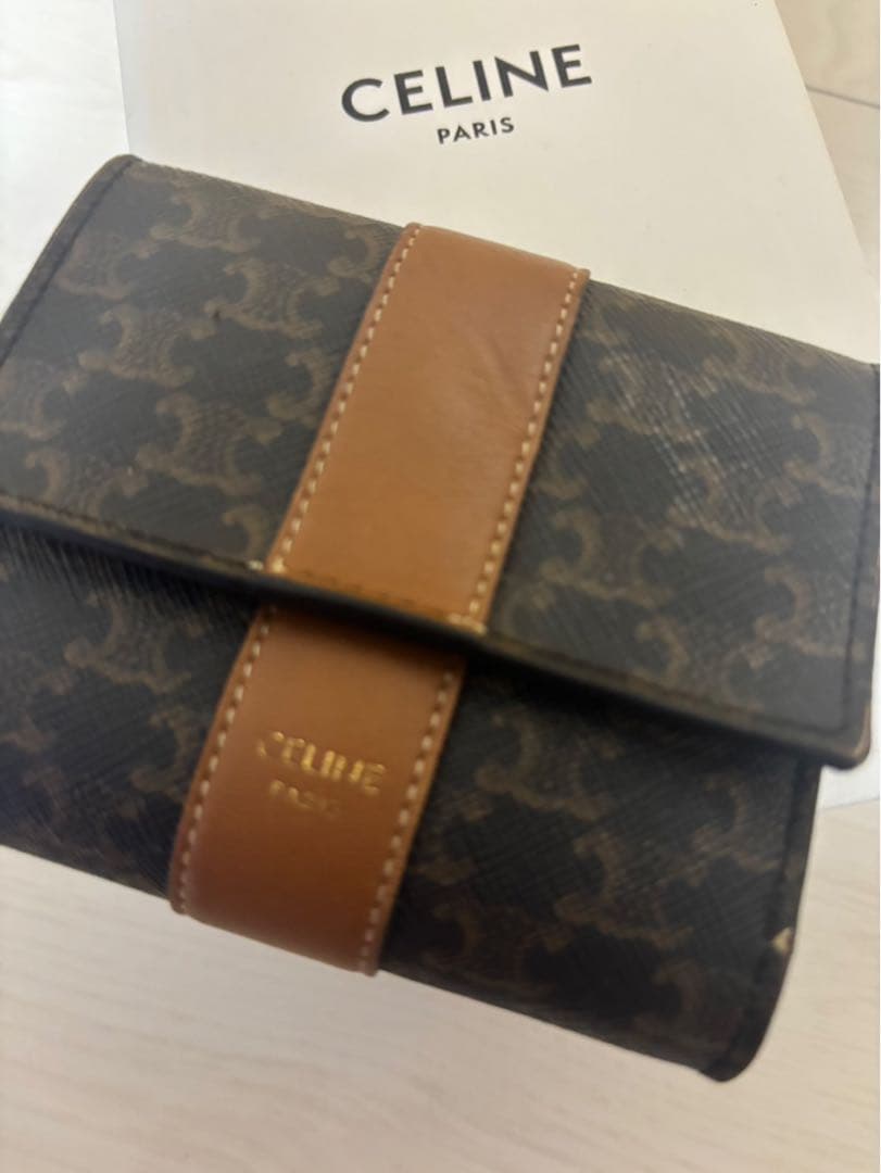 セリーヌ　CELINE 三つ折り財布　美品